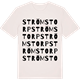 Vintage White t-shirt med Strömstorp ordlek t-shirt