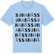 Blue Soul t-shirt med Sunanäs ordlek t-shirt