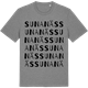Mid Heather Gray t-shirt med Sunanäs ordlek t-shirt