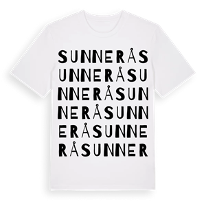 Sunnerå ordlek t-shirt – ekologisk bomull t-shirt från Pinshirt