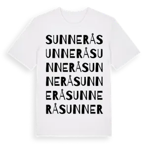 Sunnerå ordlek t-shirt – ekologisk bomull t-shirt från Pinshirt