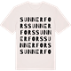 Vintage White t-shirt med Sunnerfors ordlek t-shirt