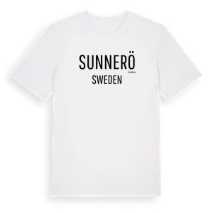 Sunnerö i Sverige t-shirt – ekologisk bomull t-shirt från Pinshirt