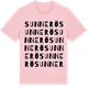 Pink Cotton t-shirt med Sunnerö ordlek t-shirt
