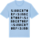 Blue Soul t-shirt med Sunnertorpa ordlek t-shirt