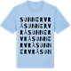 Blue Soul t-shirt med Sunnervrå ordlek t-shirt