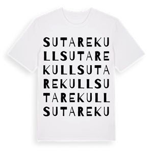 Sutarekull ordlek t-shirt – ekologisk bomull t-shirt från Pinshirt