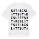 Sutareslätt ordlek t-shirt