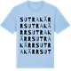Blue Soul t-shirt med Sutrakärr ordlek t-shirt
