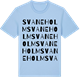 Blue Soul t-shirt med Svaneholm ordlek t-shirt