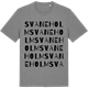 Mid Heather Gray t-shirt med Svaneholm ordlek t-shirt