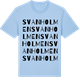 Blue Soul t-shirt med Svanholmen ordlek t-shirt