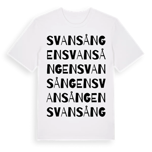 Svansången ordlek t-shirt – ekologisk bomull t-shirt från Pinshirt