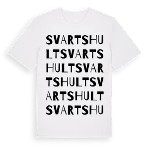 Svartshult ordlek t-shirt – ekologisk bomull t-shirt från Pinshirt