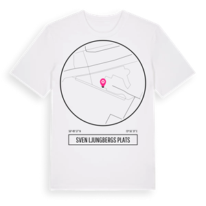 Sven Ljungbergs plats t-shirt – ekologisk bomull t-shirt från Pinshirt