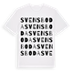 Svensboda ordlek t-shirt