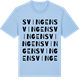 Blue Soul t-shirt med Svingen ordlek t-shirt