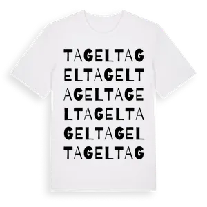 Tagel ordlek t-shirt – ekologisk bomull t-shirt från Pinshirt