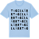 Blue Soul t-shirt med Tagelkärr ordlek t-shirt