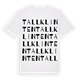 Tallklinten ordlek t-shirt