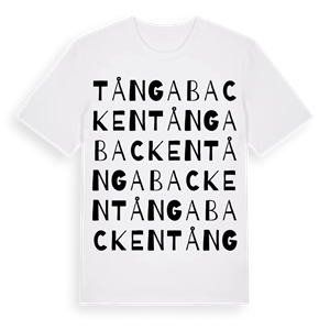 Tångabacken ordlek t-shirt – ekologisk bomull t-shirt från Pinshirt