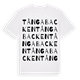 Tångabacken ordlek t-shirt