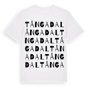 Tångadal ordlek t-shirt – ekologisk bomull t-shirt från Pinshirt
