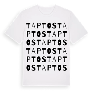 Taptos ordlek t-shirt – ekologisk bomull t-shirt från Pinshirt