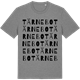 Mid Heather Gray t-shirt med Tärnebo ordlek t-shirt