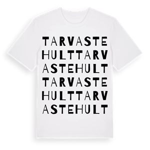 Tarvastehult ordlek t-shirt – ekologisk bomull t-shirt från Pinshirt