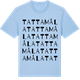 Blue Soul t-shirt med Tattamåla ordlek t-shirt