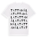 Tattamåla ordlek t-shirt