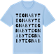 Blue Soul t-shirt med Tegnaby ordlek t-shirt