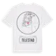 White t-shirt med Telestad t-shirt