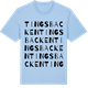 Blue Soul t-shirt med Tingsbacken ordlek t-shirt