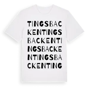 Tingsbacken ordlek t-shirt – ekologisk bomull t-shirt från Pinshirt