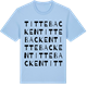 Blue Soul t-shirt med Tittebacken ordlek t-shirt