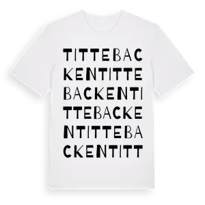 Tittebacken ordlek t-shirt – ekologisk bomull t-shirt från Pinshirt
