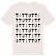 Vintage White t-shirt med Tittut ordlek t-shirt