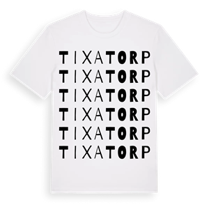 Tixatorp ordlek t-shirt – ekologisk bomull t-shirt från Pinshirt