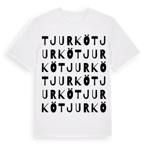 Tjurkö ordlek t-shirt – ekologisk bomull t-shirt från Pinshirt