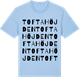 Blue Soul t-shirt med Toftahöjden ordlek t-shirt