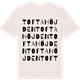 Vintage White t-shirt med Toftahöjden ordlek t-shirt