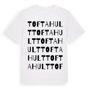 Toftahult ordlek t-shirt – ekologisk bomull t-shirt från Pinshirt
