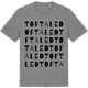 Mid Heather Gray t-shirt med Toftaled ordlek t-shirt