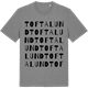 Mid Heather Gray t-shirt med Toftalund ordlek t-shirt