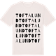 Vintage White t-shirt med Toftalund ordlek t-shirt