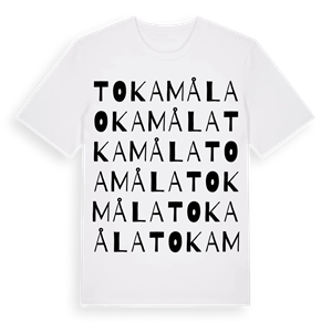 Tokamåla ordlek t-shirt – ekologisk bomull t-shirt från Pinshirt
