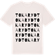 Vintage White t-shirt med Tokaryd ordlek t-shirt