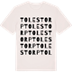 Vintage White t-shirt med Tolestorp ordlek t-shirt